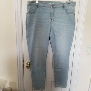Old Navy Super Skinny Jeans Women’s Blue 18 NWT